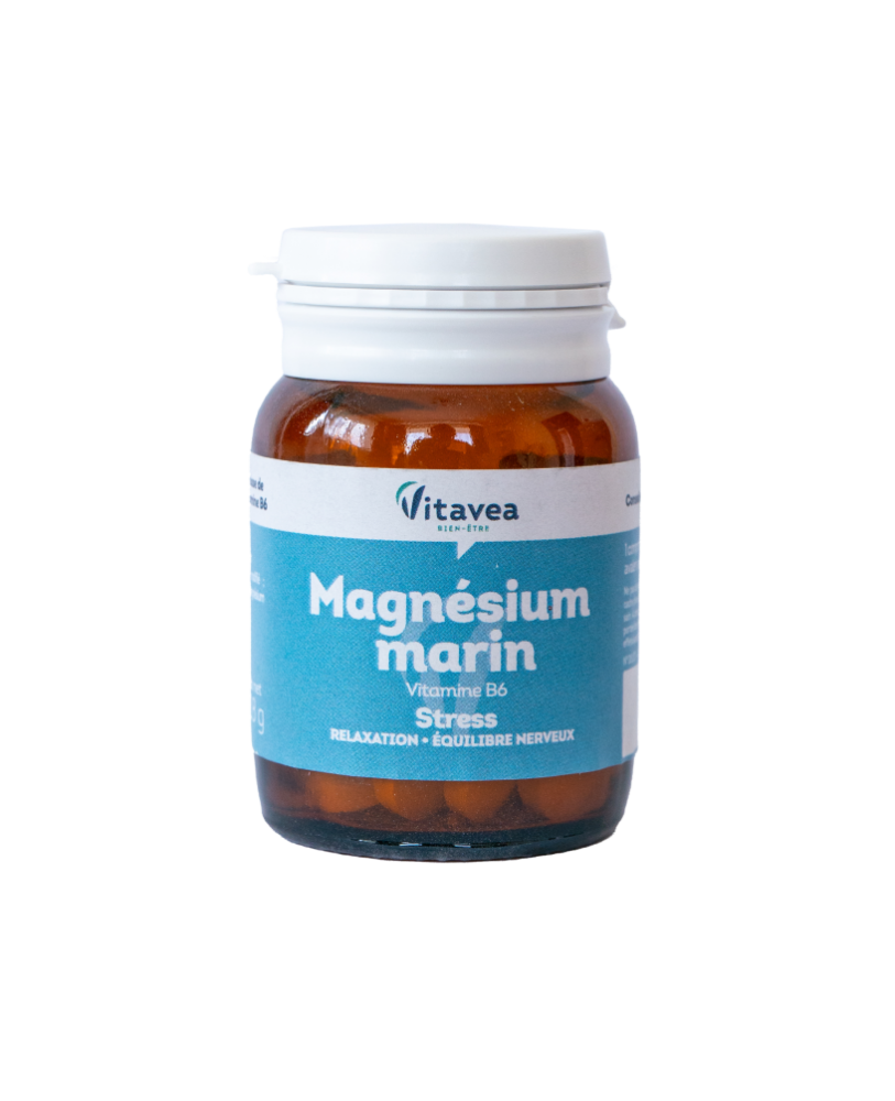 Vitavea Magnis jūrinės kilmės + vitaminas B6, maisto papildas 